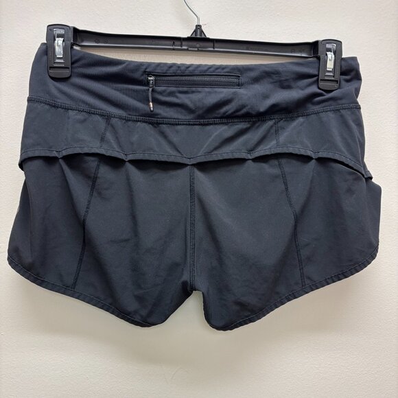 Lululemon Athletica Black Speed Up Shorts - Picture 3 of 6